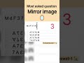 mirror image #reasoning #pyq #studywithswati #revision #trending #shorttricks