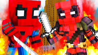 ÖRÜMCEK ADAM VS DEADPOOL HAYATI #5 - Minecraft