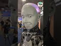 Interview with ameca robot  in america  ces 2022  ameca ai robot 22