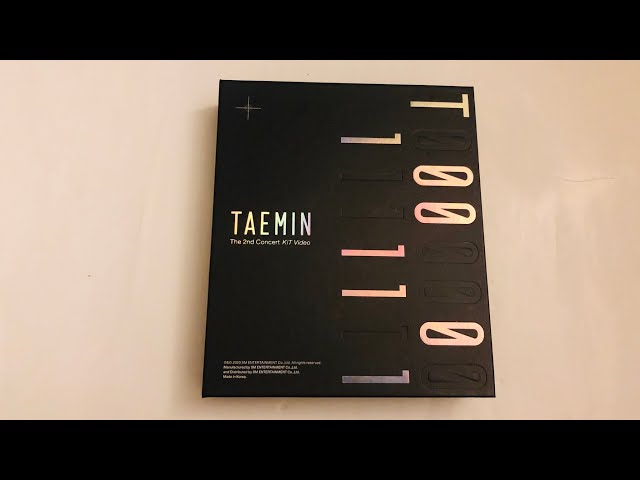 UNBOXING TAEMIN - T1001101 2nd concert kihno kit video