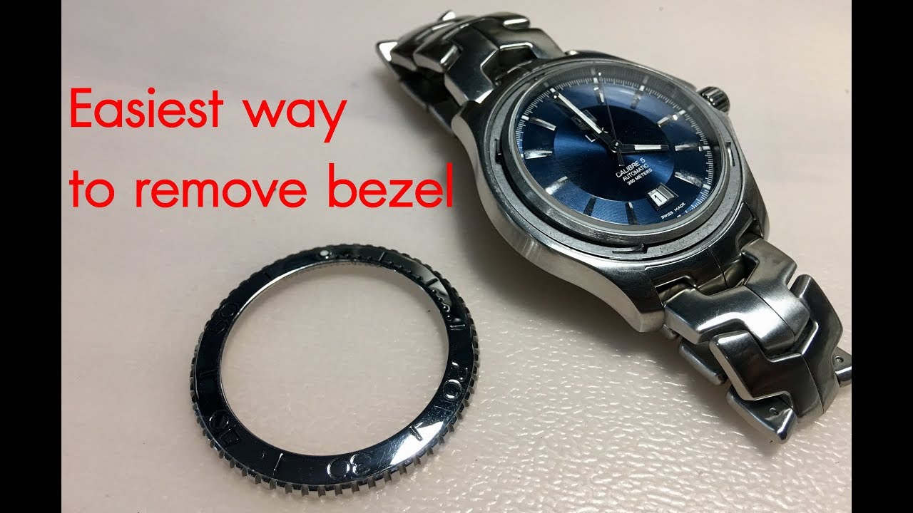 How to remove rotating watch bezel with ease - YouTube