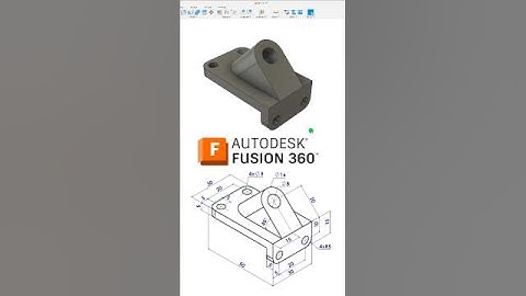 Fusion 360 – 3D Model from 2D Drawing