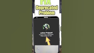 This App Version is Deprecated | Please Update Your App Problem Fix 2025
