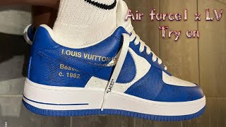 Unboxing Best original quality shoes | Louis Vuitton x Nike Air Force 1 Try on