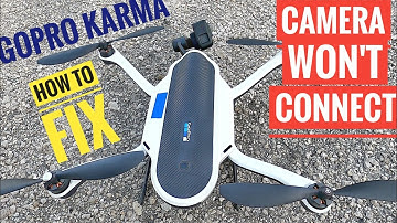 Gopro Karma Drone Hero 5 Camera Will not connect Bad SD card How to Fix