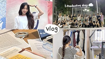 Mình đã làm gì để cân bằng cuộc sống đại học 🍰 | a somewhat a productive vlog ♡ | Mình Là Vie