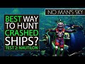 Best Way to Hunt Crashed Ships, Test 2: Nautilon | No Man's Sky Exo Mech Update | Xaine's World NMS