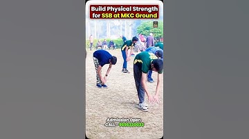 Train Like an Officer! SSB Physical Prep at MKC Ground 🚀 #MKCGTOGround
