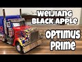 [ENG SUB] Weijiang Black Apple Optimus Prime: Unboxing, Review & Comparison