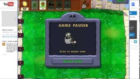 PVZ: How to cheat with no reloading plants and plants that cannot be eat using cheat engine 6.2