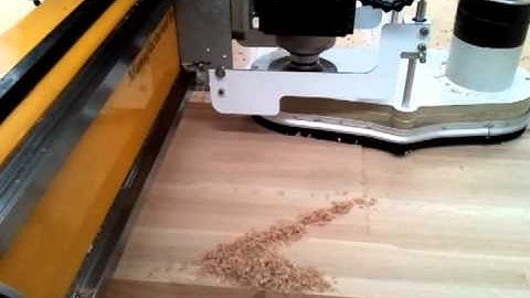 CNC Routing Laminated Hardwood Part 2