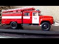Обзор масштабной модели пожарной автоцистерны АЦ 40(ЗИЛ 130) + журнал (Автолегенды СССР Грузовики)