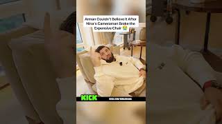 Arman Tsarukyan Couldn’t Believe It After Nina’s Cameraman Broke the Expensive Chair