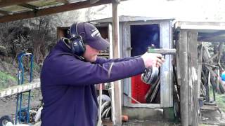 glock 17C with 100 round c mag