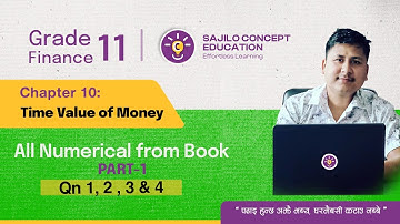 Class 11 Finance | Chapter 10 Time Value of Money  | Qn 1 to  4 Solved in Nepali 📊📘 New Syllabus NEB