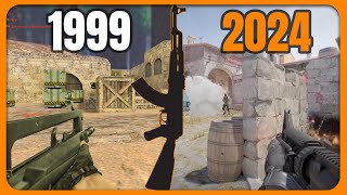 Evolution of Counter-Strike Games 1999-2024 / CSGO - Counter-Strike 2