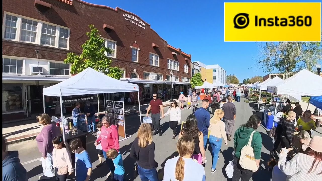 Insta360 X3 at the Lakeland Farmers Market YouTube