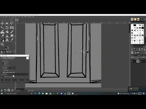 How to texture a Door in G.I.M.P.