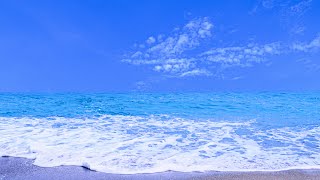 Soothing ocean sounds. Relaxing. Helps you be creative every day. Meditation. Study. Spa