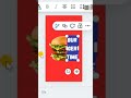 how to make adds on Canva #burger #canvagraphicdesign #youtubeshorts