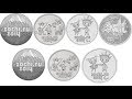 Юбилейные монеты РФ 25 рублей Олимпиада в Сочи 2014