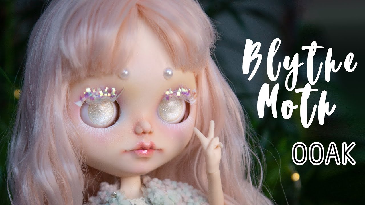 CUSTOMIZING BLYTHE 'Moth' Faceup tutorial OOAK