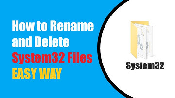 Rename / Delete Files in System32 Folder on Windows 11 |  SIMPLE and EASY Steps.