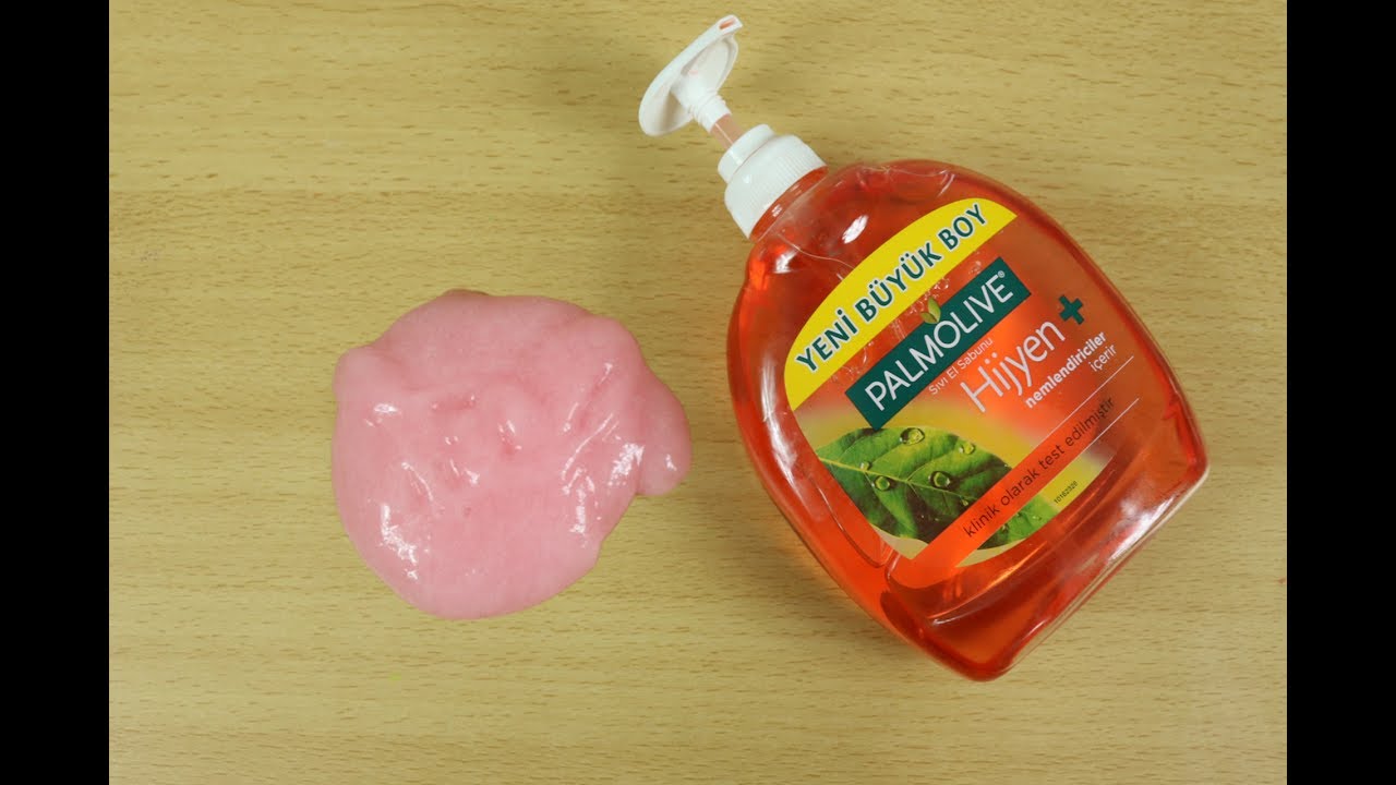 How to Make Slime Palmolive Hand Soap,Hand Soap and Salt Slime, No Glue