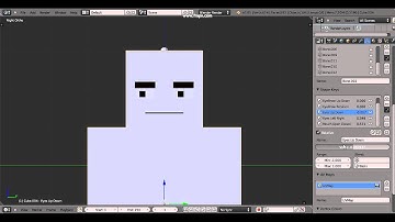 Blender 2.65 Minecraft Character - Face and Body Rig