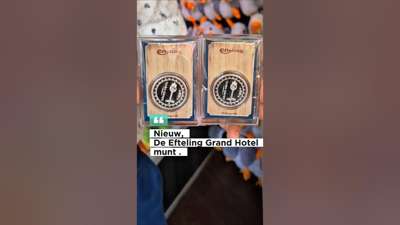 Unieke Efteling Grand Hotel verzamelmunt is uit. #shortsvideo Unieke Efteling Grand Hotel verzamelmunt is uit. #shortsvideo