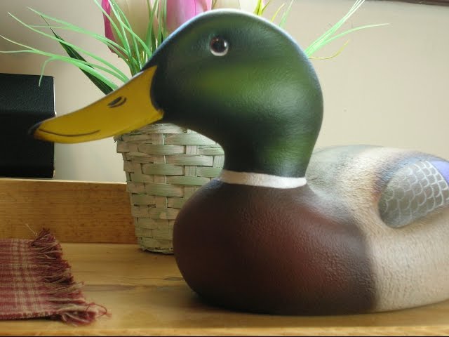 The Duck Blind - Mallard Painting Tutorial - Cork Decoy Making 