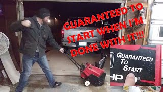 TwoStroke Snow Blower Won't Start  Diagnosis and Repair