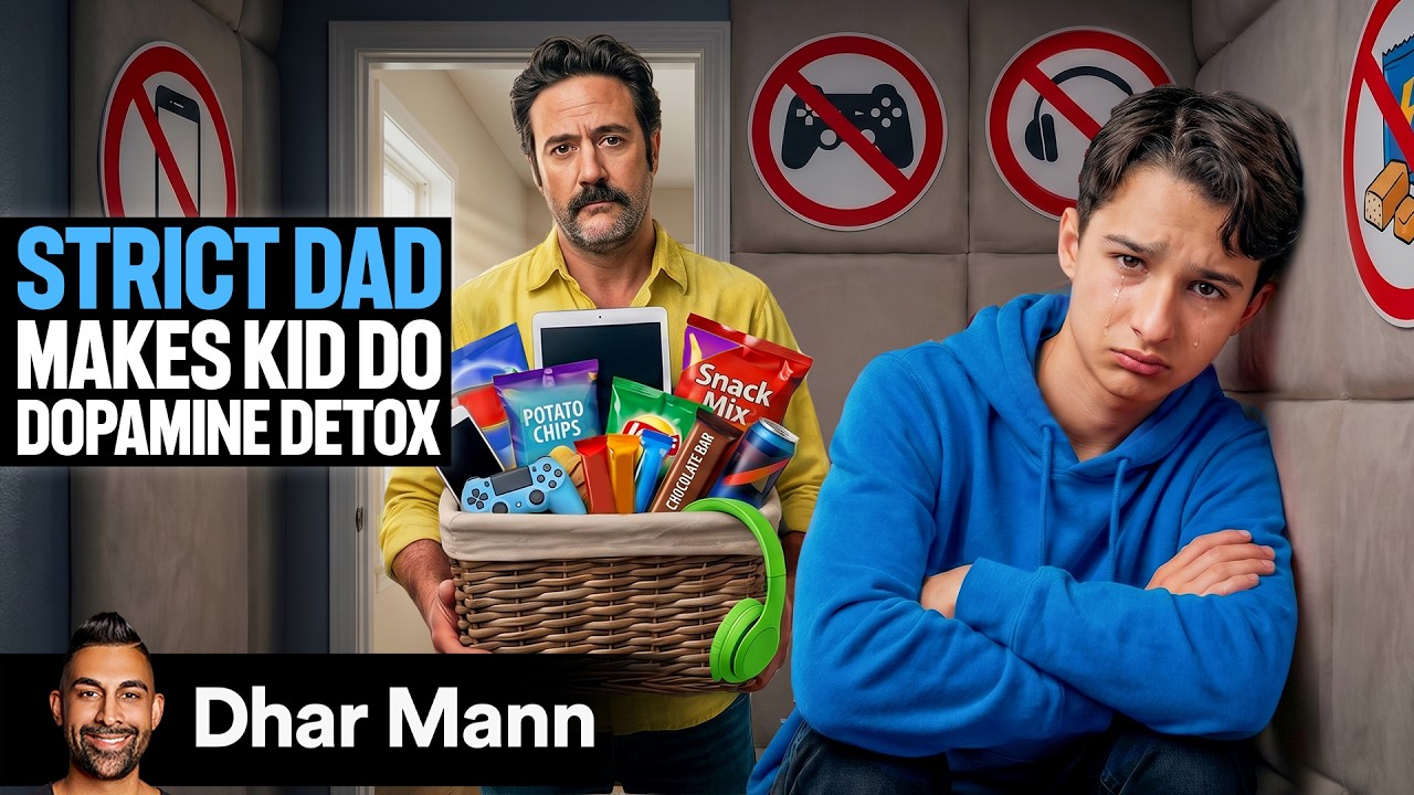 Strict Dad Takes Kids Phone For A Week | Dhar Mann Studios