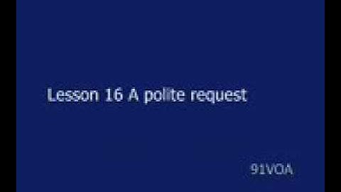 New concept - lesson 16