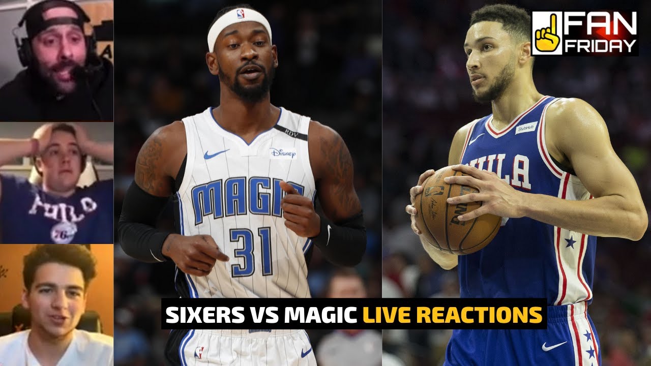 Philadelphia Sixers Vs Orlando Magic Livestream Reactions 76ers Vs Magic A2d Fan Friday