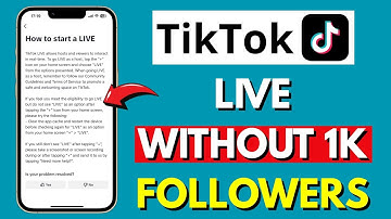 How to Start a Live on TikTok Without 1000 Followers