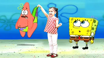 Beating Up Patrick  - Tik Tok Challenge with Dominika In Real Life