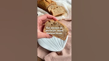 Perfectly moist banana bread #shorts #recipe #baking #food
