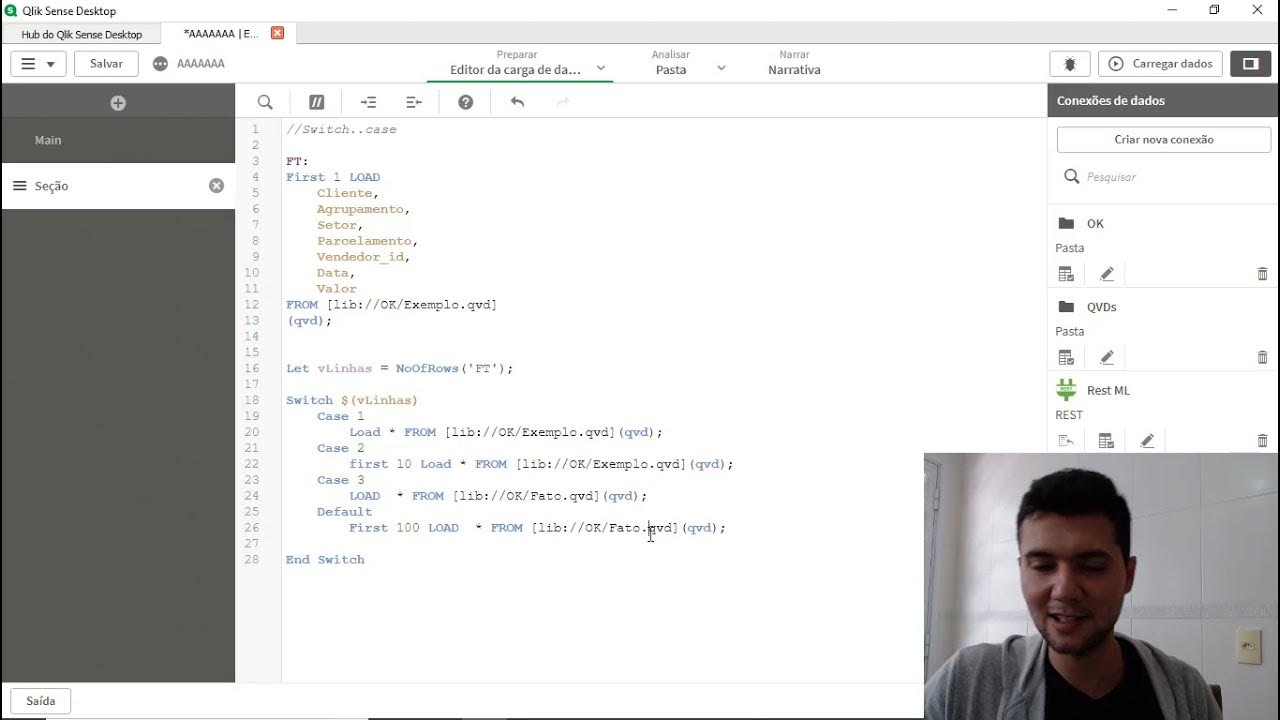 Explicando Switch case na carga do script em Qlik Sense YouTube