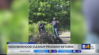 Neighborhood cleanup program to resume