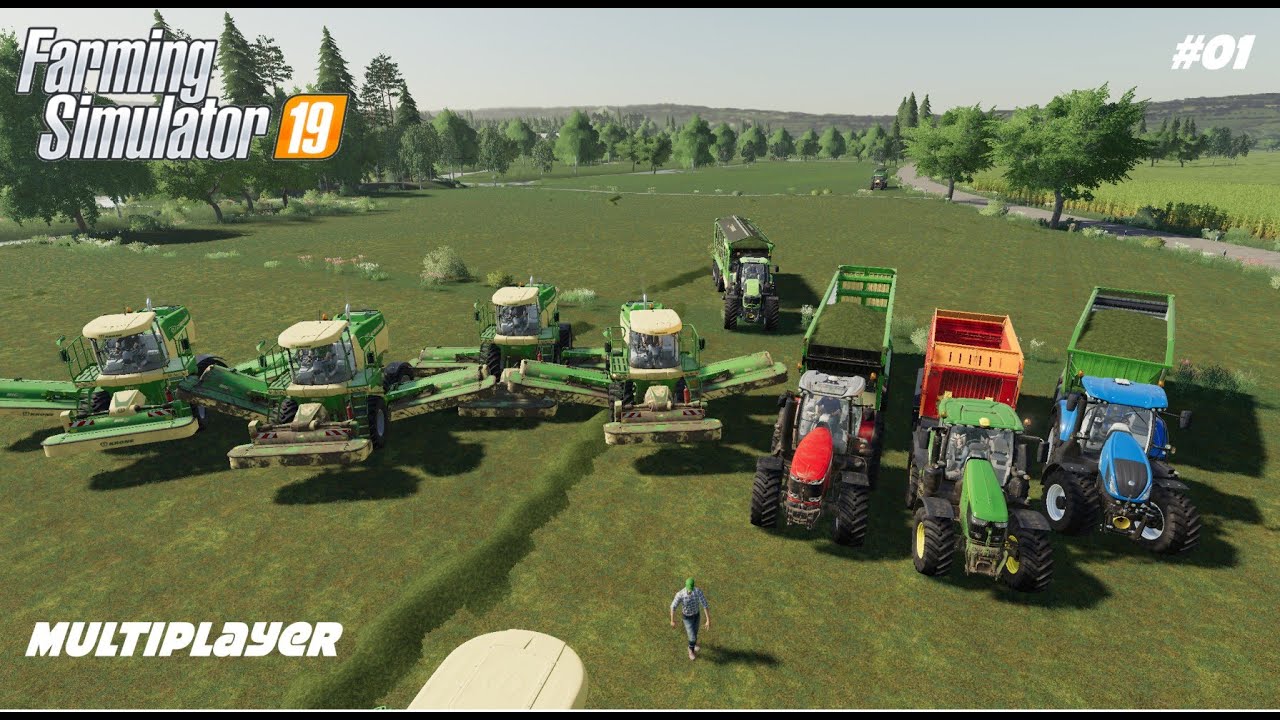 Making grass silage | Stappenbach | Multiplayer with The CamPeR |Farming Simulator 19 | Episode 01