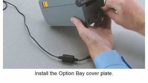 ZD410 - How to Install and Use the Serial Option