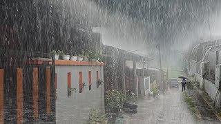 Heavy rain hits my village, making me instantly fall asleep to the sound of pouring rain villagerain by village rain vlog 1,710 views 2 days ago 3 hours