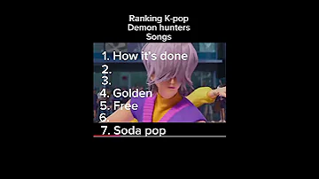 Ranking K Pop Demon Hunters Songs Kpop Kpopdemonhunters Ranking Netflix 