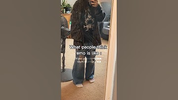 Thumbnail of What people think emo is like vs what emo is like : #aesthetic #grunge #emogirls #shorts #fyp