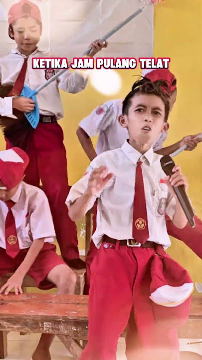 Protes pulang dengan konser lagu Wali Band - Pulang #comedy #gurusd #muridsd #lucu #sekolah