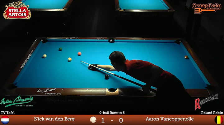 Nick van den Berg (NL) v Aaron Vancoppenolle (BE) ...