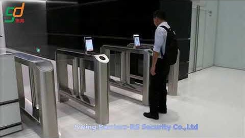 Facial Recognition Swing Gate Turnstiles,Airfields Swing Doors Barrier Company-RS Security Co.,Ltd