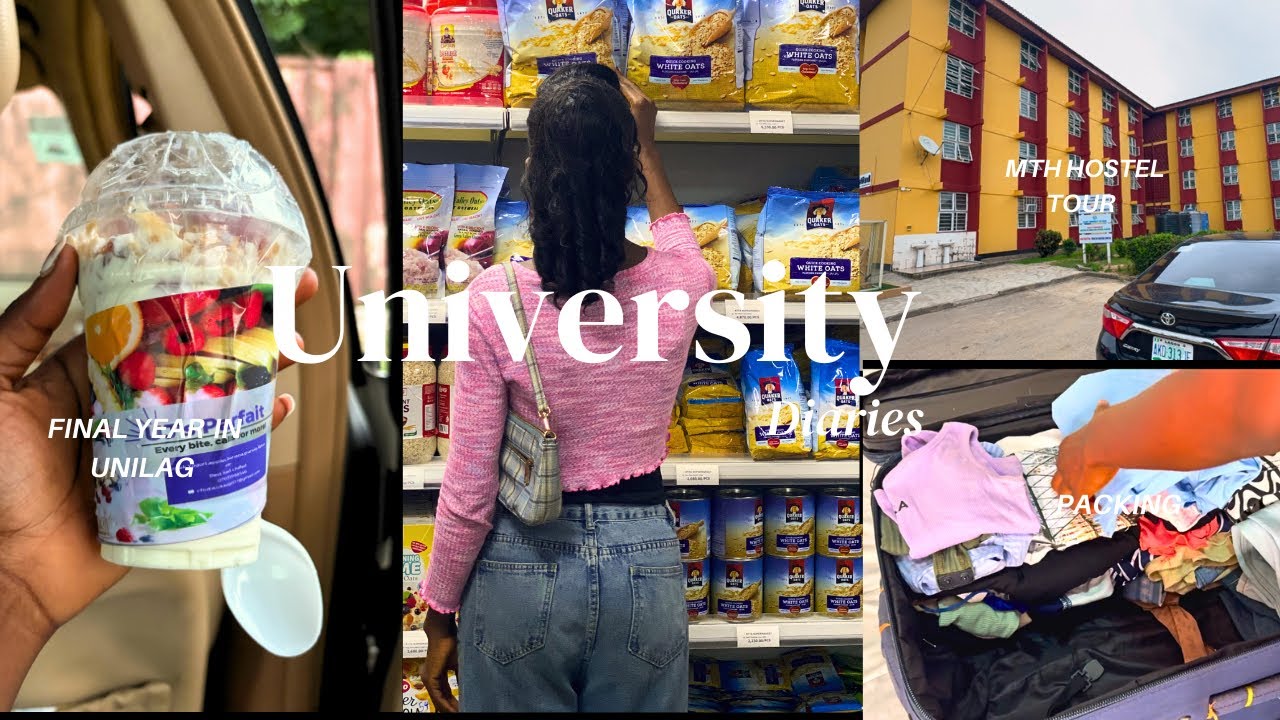 Uni Move in Vlog | Shopping & Haul + Packing + Room Tour | Unilag Student