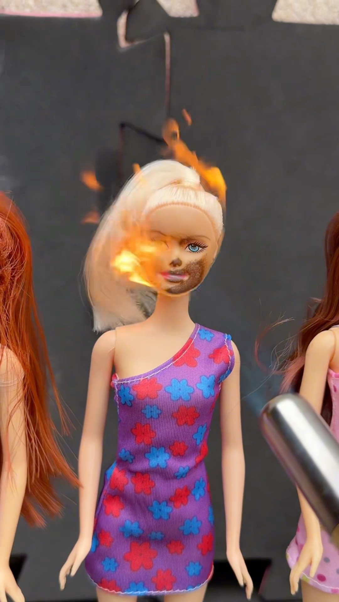 Will the DOLL Withstand the Fire?? #shorts